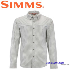 Рубашка Simms Bugstopper Shirt Plaid Sterling Morada Plaid